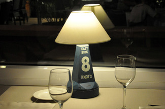 Lámpara del restaurante Acqua Sitges