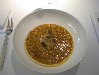 Arroz meloso de langosta
