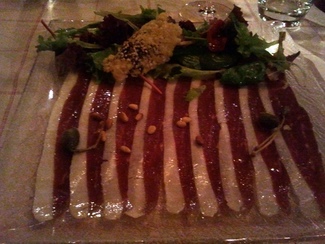Carpaccio de magret de Pato