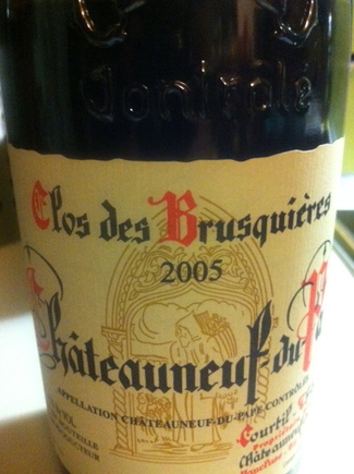 Clos des brusquieres 2005 - chateauneuff du pape 2005