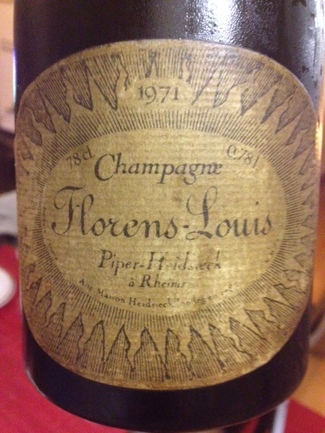Piper Heidsieck Cuvee Florens Louis 1971