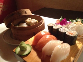 Sushi y dim-sum
