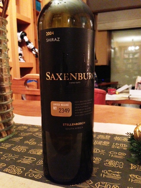 Saxenburg Shiraz Edición Limitada 2004