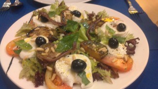 Ensalada de mozzarella