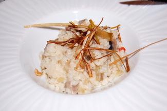 El arroz cremoso, para mí el mejor plato del menú.