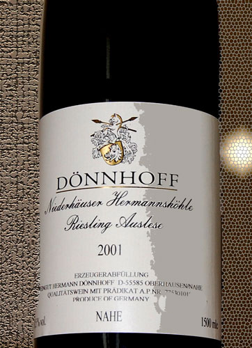 Hermannshöhle Riesling Spätlese 2011 y otros. El Dönnhoff apacible.