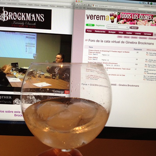 Brockmans gin: Éxito en la primera Cata Virtual con destilados de Verema.com