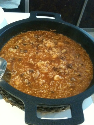 Arroz de Rape y Boletus