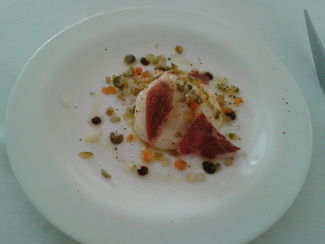 Provolone con encurtidos