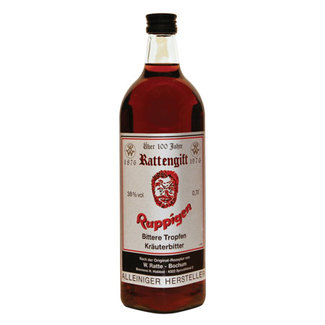 Ruppigen/ Rattengift; Licor de Hierbas (Picante)