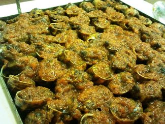 Caracoles con Salsa de Tomate