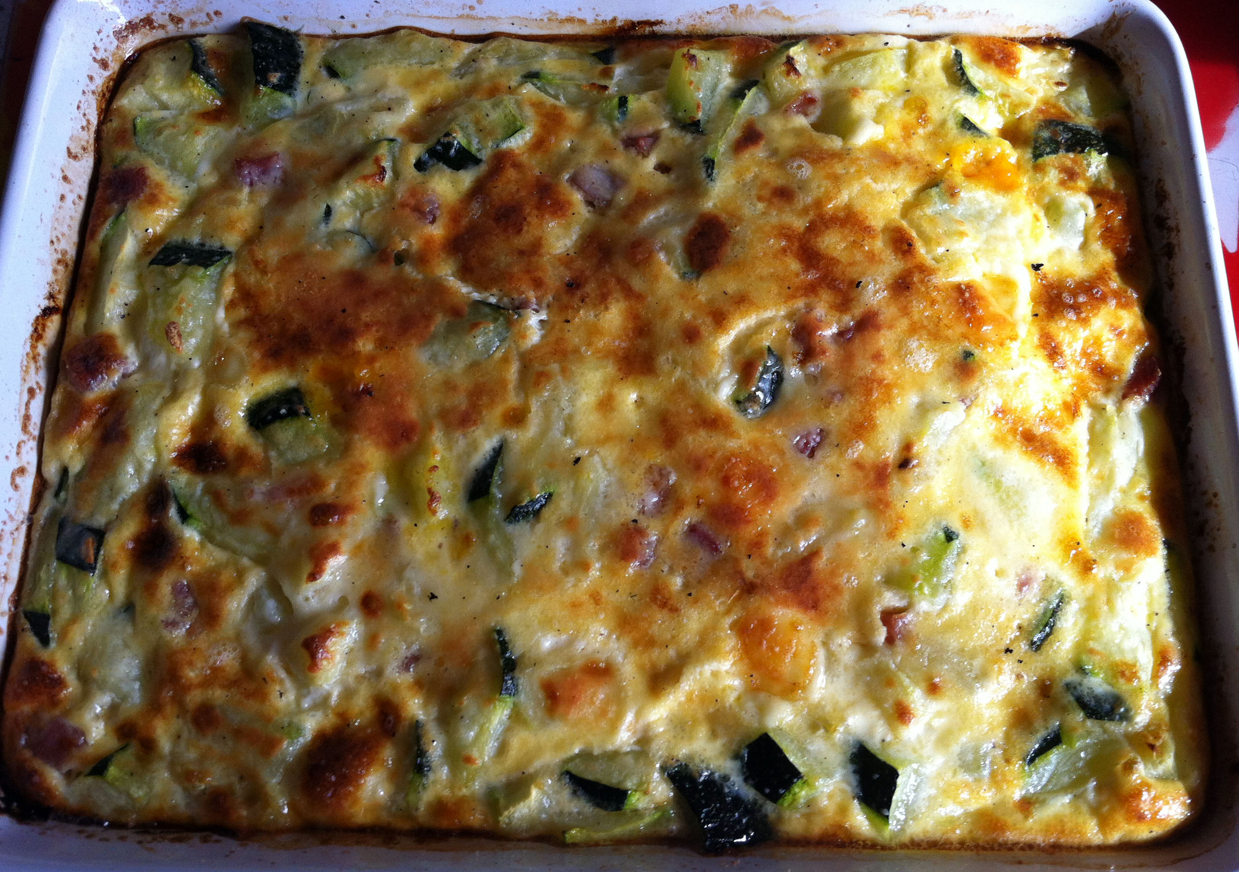 Receta express de pastel de calabacín