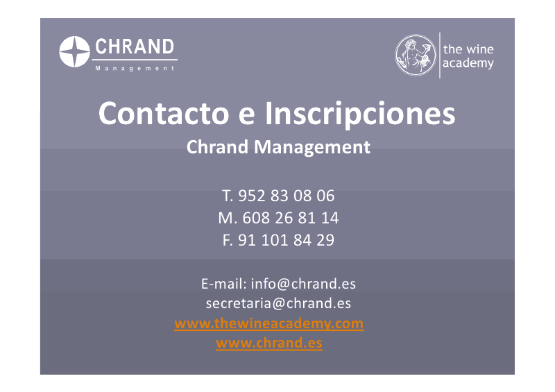 The Wine Academy, Pancho Campo presenta un Curso en Gramona