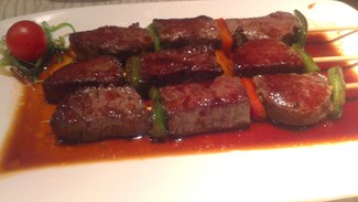 Yakitori de solomillo