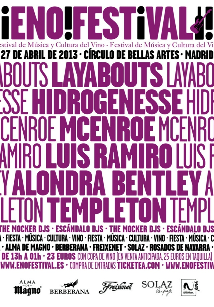 Enofestival 2013: Vanguardia musical y vino