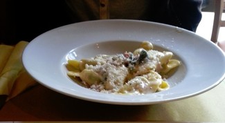 Tortellini con calabaza