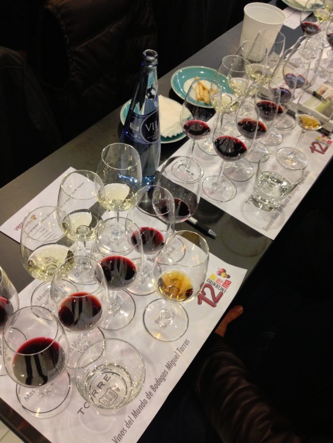 Cata de Clausura. Grandes Vinos del Mundo de Bodegas Miguel Torres.