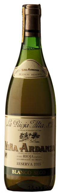 Viña Ardanza Blanco Reserva 1986