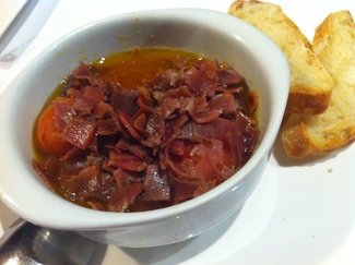 Tomatitos asados con Ajitos y Jamón