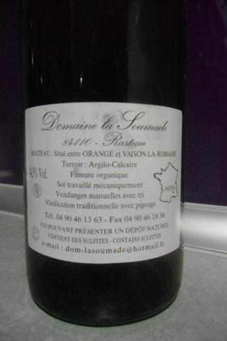 Domaine le Soumade Rasteau 2007