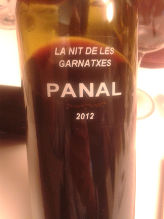 La Nit de les Garnatxes, Panal 2012