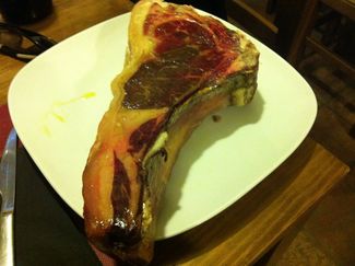 Antes de pasar por cocina, nos presentaron la chuleta