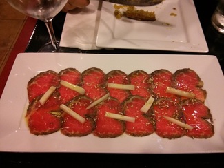 Carpaccio de vacuno