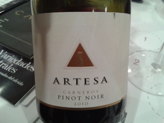 Artesa Carneros Pinot Noir 2010