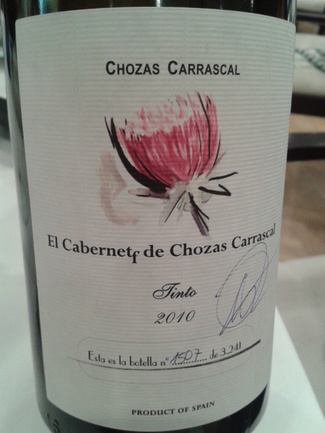 El cabernet franc de Chozas Carrascal 2010