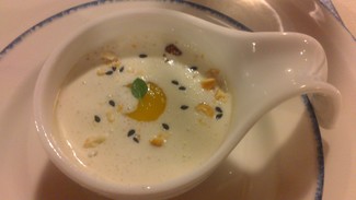 Royal de foie y leche de caserío