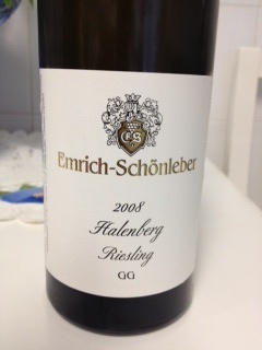 Emrich-schönleberg Halenberg rieslig GG 2008 2008