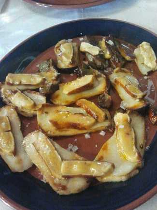 Boletus con foie