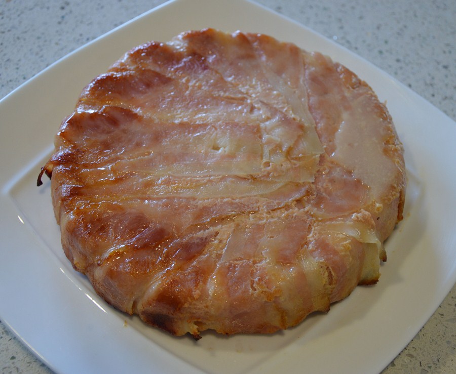 Receta de pastel de pollo y jamón de york