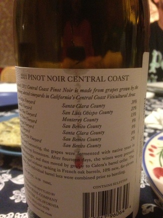 Calera Pinot Noir 2011