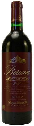 Beronia Gran Reserva 1987