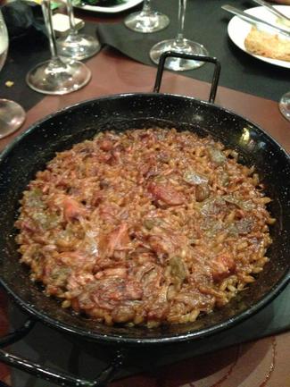 Arroz de conejo y pollo