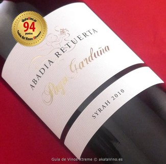 Abadía Retuerta Pago Garduña Syrah 2010 94 puntos Guía de Vinos Xtreme
