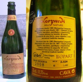 Llopart Leopardi Brut Nature Gran Reserva 2008