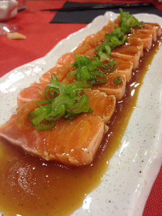 Tataki de salmón