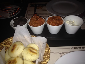 Degustación de arepas