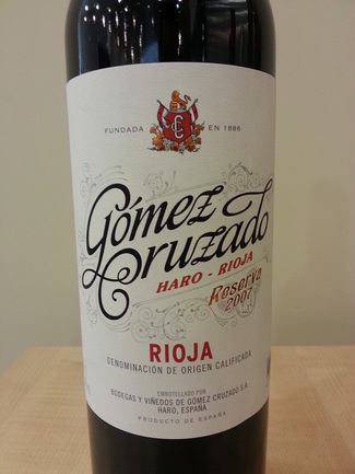 Gómez Cruzado Reserva 2007