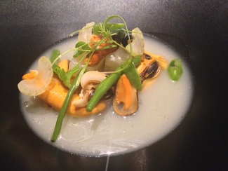 Mejillón gallego con celeri y anisados