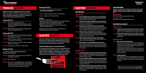 Festival enogastronómico saborea lanzarote