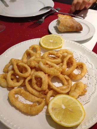 Los calamares.