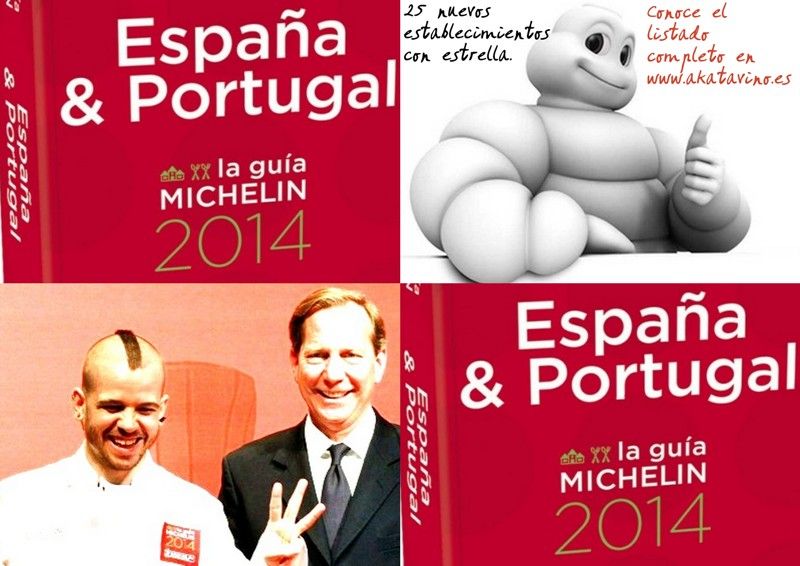 Ya están aquí las nuevas 25 estrellas de la Guía Michelín 2014