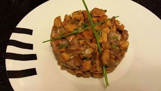 Mi tartar de níscalos con atún