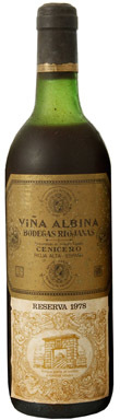 Viña Albina Reserva 1978