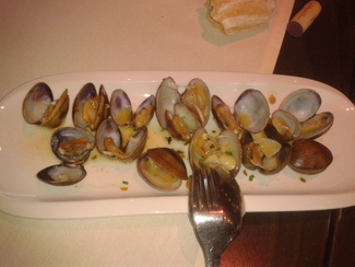 Almejas a la plancha