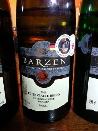 Barzen "Edition Alte Reben" Riesling Trocken 2009