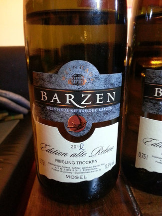 Barzen "Edition Alte Reben" Riesling Trocken 2012